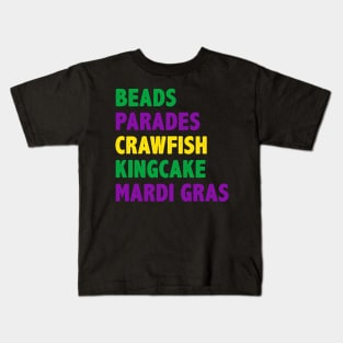 Funny mardi gras Kids T-Shirt